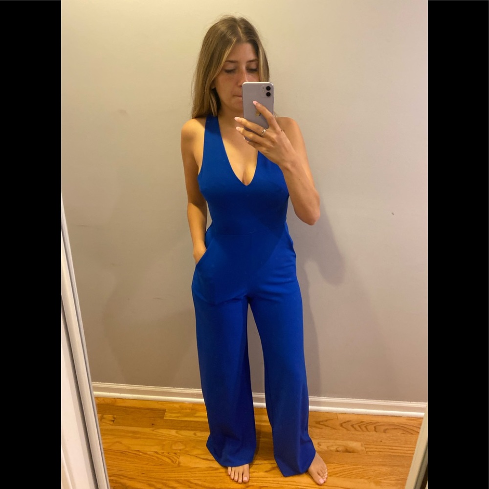 Royal blue jumpsuit from express!!